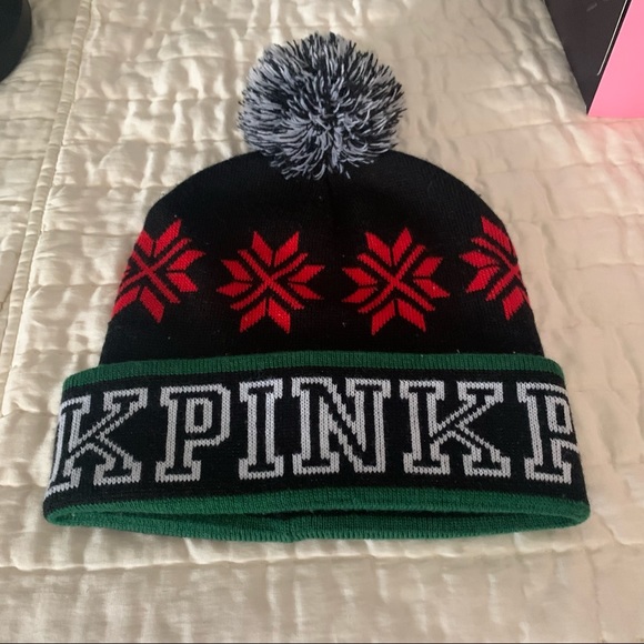 Pink Pom Pom beanie - Picture 1 of 3